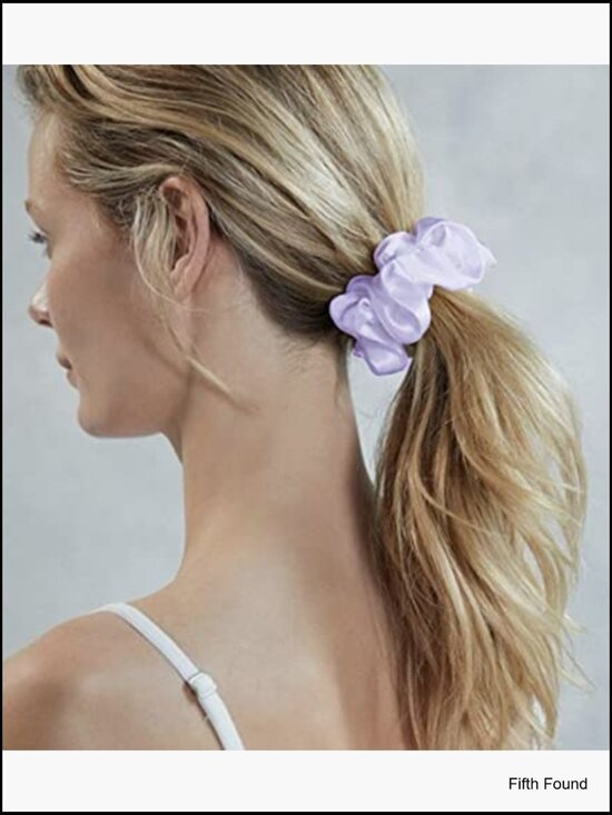 10 Pack Scrunchies for Bridesmaid Gifts - Hair Ties for Bachelorette Party main image 5